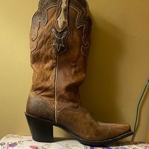 J.B. Dillon Brown Heeled Boots